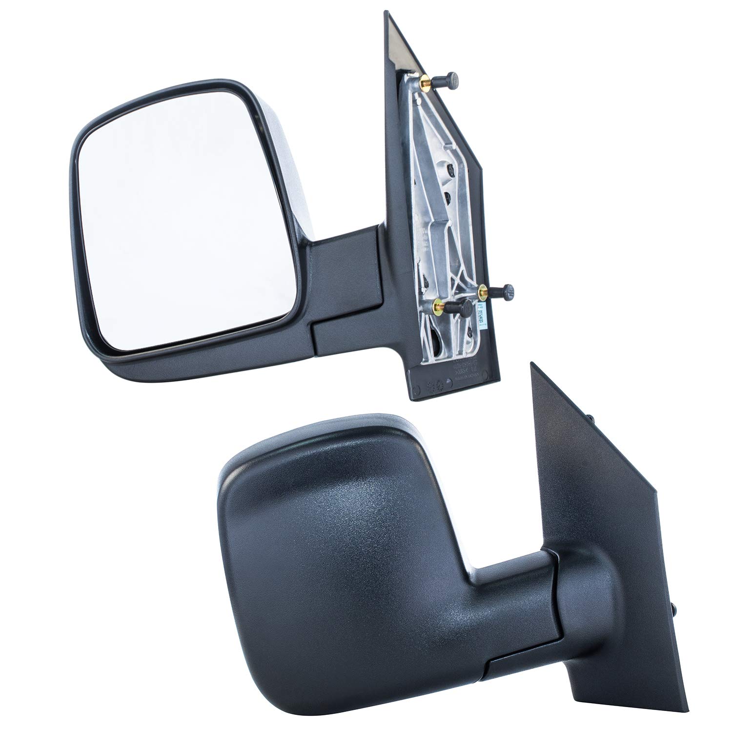 Right Passenger Side Door Mirror for Chevy Express GMC Savana Textured NonHeated Manual Folding