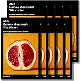 Abib Gummy Sheet Mask Vita Sticker 10 Sheets (Skin Tone) I Korean Face Mask for Sensitive Skin, Soothing & Redness Relief, Daily Skincare Treatment, K-Beauty Sheet Mask