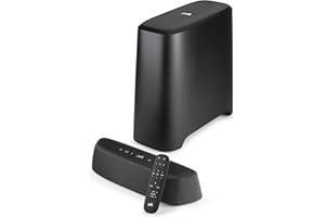 Polk Audio MagniFi Mini AX Sound Bar for TV with Wireless Subwoofer, Dolby Atmos and DTS:X Certified, Polk's patented VoiceAdjust & SDA technologies, Ultra-Compact Design, Easy Setup, Black