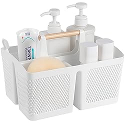 rejomiik Portable Shower Caddy Basket Plastic
