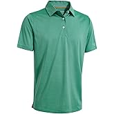 Boys Polo Shirts Short Sleeve Striped Performance Moisture Wicking Dry Fit Golf Shirts for Boys Youth Kids