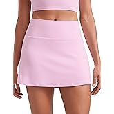 CRZ YOGA Butterluxe High Waisted Tennis Skirts for Women - Mini Lined A Line Golf Casual Skort with Inner Pockets