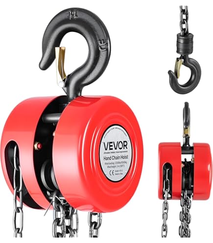 Elephant Lifting C21-1 Hand Chain Hoist, 1 ton Capacity, 20' Lift