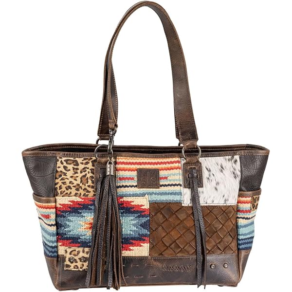 STS Ranchwear Patchwork Backpack - Multicolor Sts ranchwear cowhide backpack - Gem main image 2