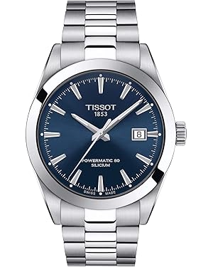 Tissot Mens Gentleman Stainless Steel Dress Watch