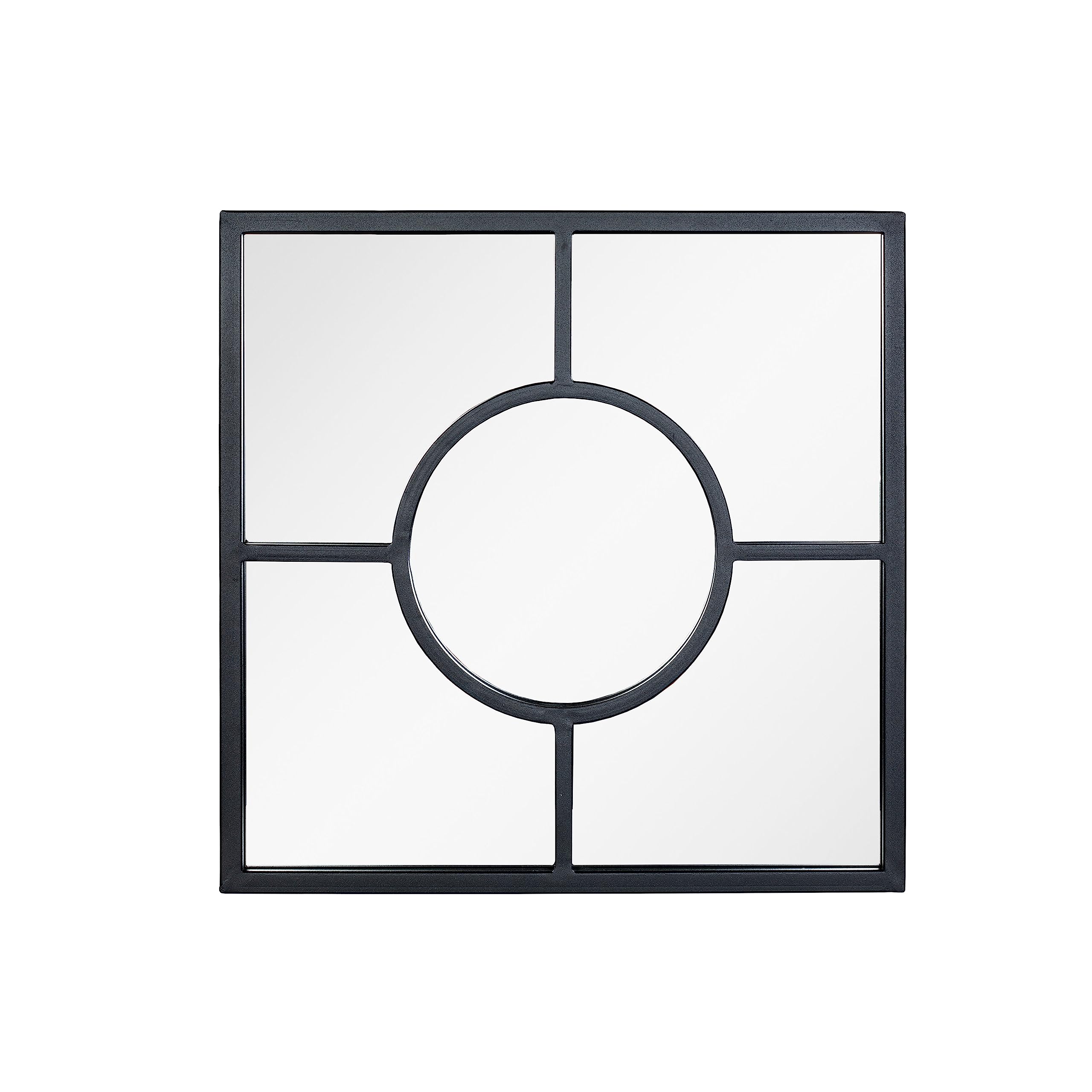 La Hacienda Black Square Garden Mirror