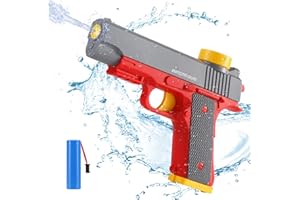 ABIFNY Electric Water Gun for Kids Automatic Squirt Guns- Powerful Water Blasters with Replaceable Multi Specification Water Tank Up to 20 Feet Super Water Soaker Outdoor Pool Toys for Boys Girls Ages 8-12
