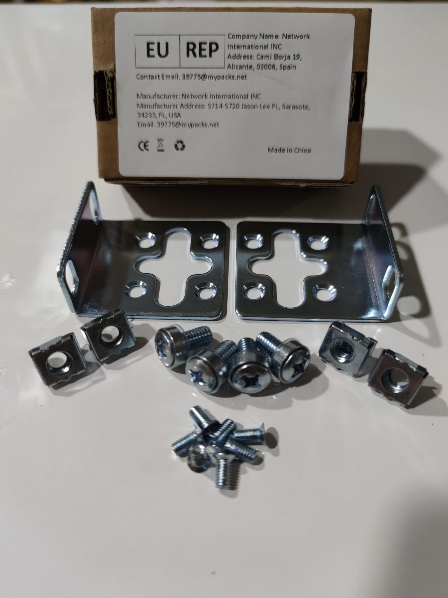 RW RoutersWholesale - 17.3" Wide Mounting Kit Compatible/Replacement for HP ProCurve/Aruba/OfficeConnect/HPE HP-4S (5064-2085) (5069-6535)