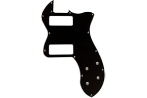 Guitar Parts For Fender Tele Classic Player Thinline P90 Style Guitar Pickguard (3 Ply Black)