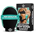 Dermasuri - Deep Exfoliating Glove - Korean Exfoliating Mitt & Body Scrubber - Keratosis Pilaris Treatment Scrub - Self Tanne
