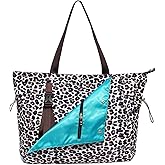 ESVAN Yoga Mat Bag, Gym Bag Tote Bag with Multi Pockets For Women Drawstring Yoga Mat Carrier Pilates Travel Workout Office