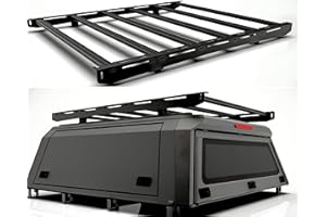 TKMAUTO TOP Rack for Truck Bed Cap - High-Strength Aluminum, Easy Install with Factory Mounts