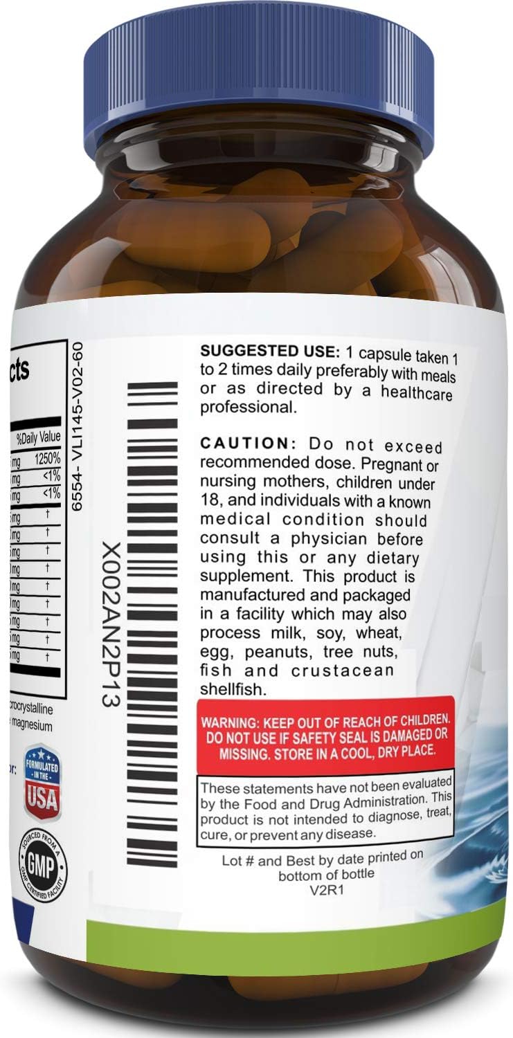 Water Away Diuretic Supplement with Dandelion Leaf Bloat Relief Pills