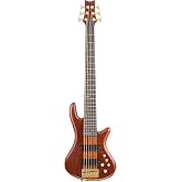 Schecter Stiletto Studio-6 Electric Bass (6 String, Honey Satin)