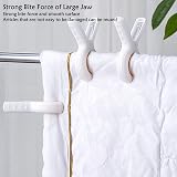 QOPAHI Beach Towel Clips 6 Pack Large Sunbed Clips Non-Slip with Bag view 4