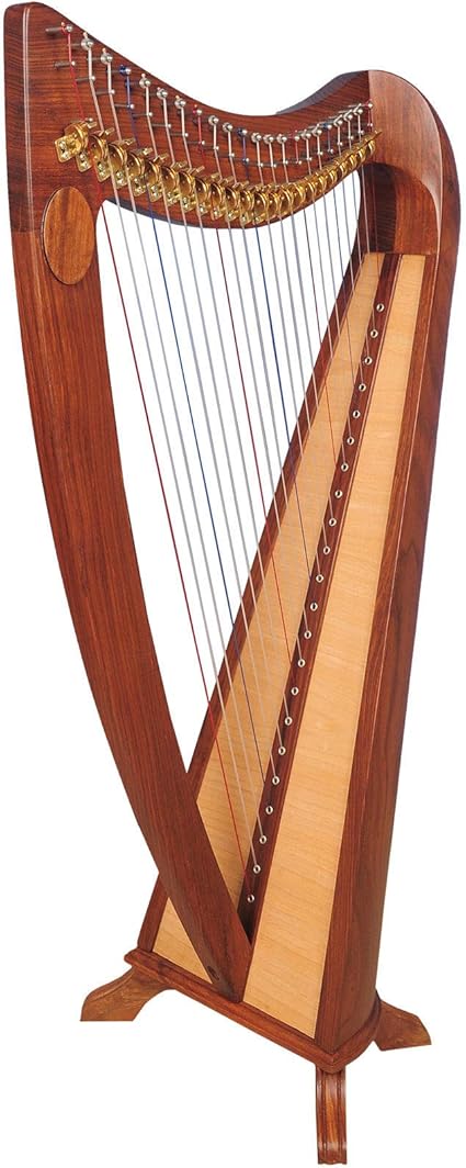 Muzikkon 22 String Arpa Arpa Irlandese Di Leva Celtico Claddagh Irlandese Arpa Arpa Irlandese Amazon It Strumenti Musicali E Dj