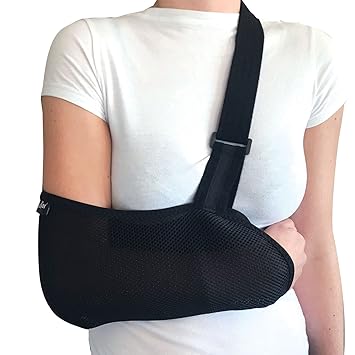 Black Mesh Arm Sling Provides Effective And Comfortable Arm