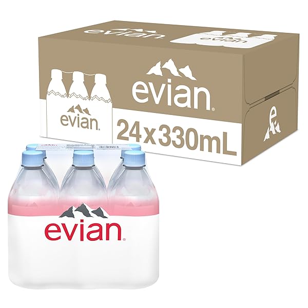 EVIAN NATURAL SPRING WATER, 330 ML (11.15 FL...