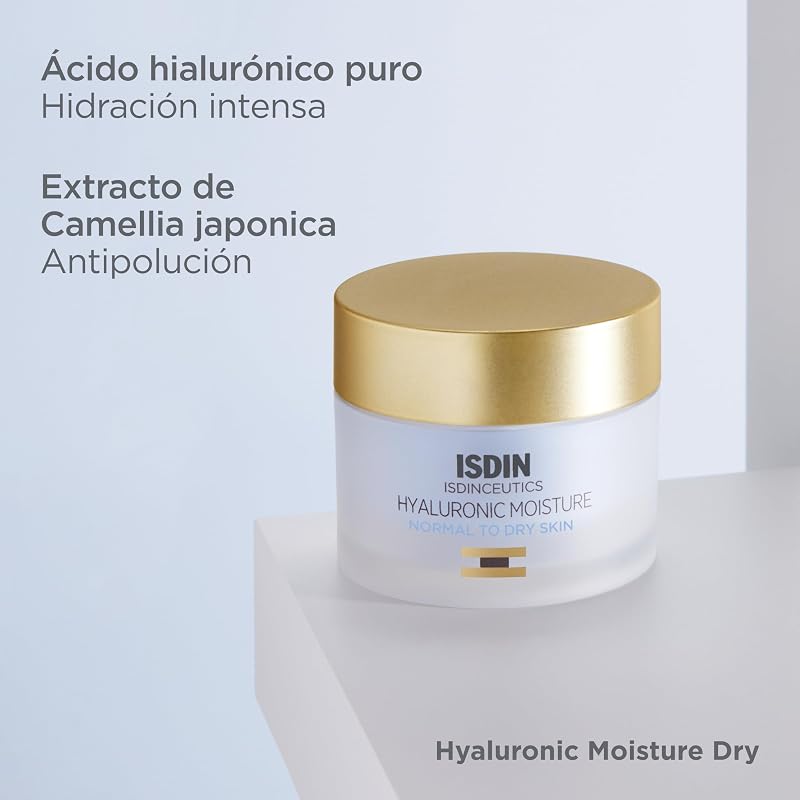 Isdinceutics Hyaluronic Moisture Normal, Crema Hidratante para Piel Normal a Seca con Ácido Hialurónico, 50 g — foto 5 de 7