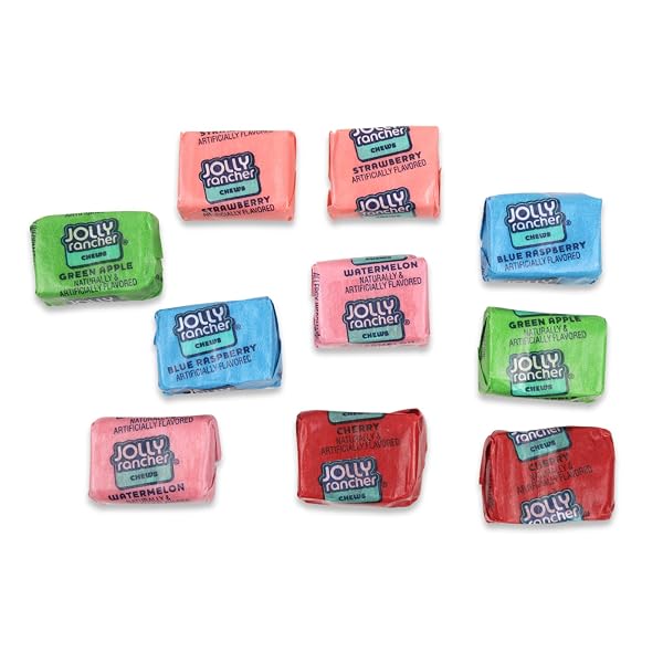 JOLLY RANCHER CHEWS CANDY ADVENT CALENDAR, 2024 COUNTDOWN TO CHRISTMAS, INDIVIDUALLY WRAPPED, FRUIT-FLAVORED TREATS, 24 DAYS