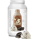 NutraBio Grass Fed Whey Isolate Protein Powder - 25G of Protein per Scoop - Sugar Free Natural Lean Muscle Supplement - Ice Cream Cookie Dream - 2 Pounds, 29 Servings