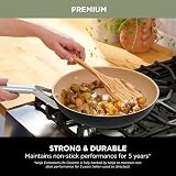 Ninja Extended Life Ceramic Frying Pan 20cm Non-Stick Induction Terracotta Grey view 3