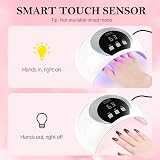 LKE 54W UV LED Nail Lamp 3 Timer Auto Sensor LCD USB Gel Polish Dryer view 5