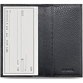 HISCOW Minimalist Checkbook Cover - Full Grain Leather