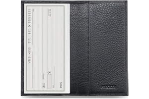 HISCOW Minimalist Checkbook Cover - Full Grain Leather