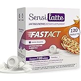 Lactase Enzyme 120 Tablets No Flavor - 9.000 FCC - Sensilatte – Quick Dissolution – Helps with Digestive Comfort – Prati Donaduzzi