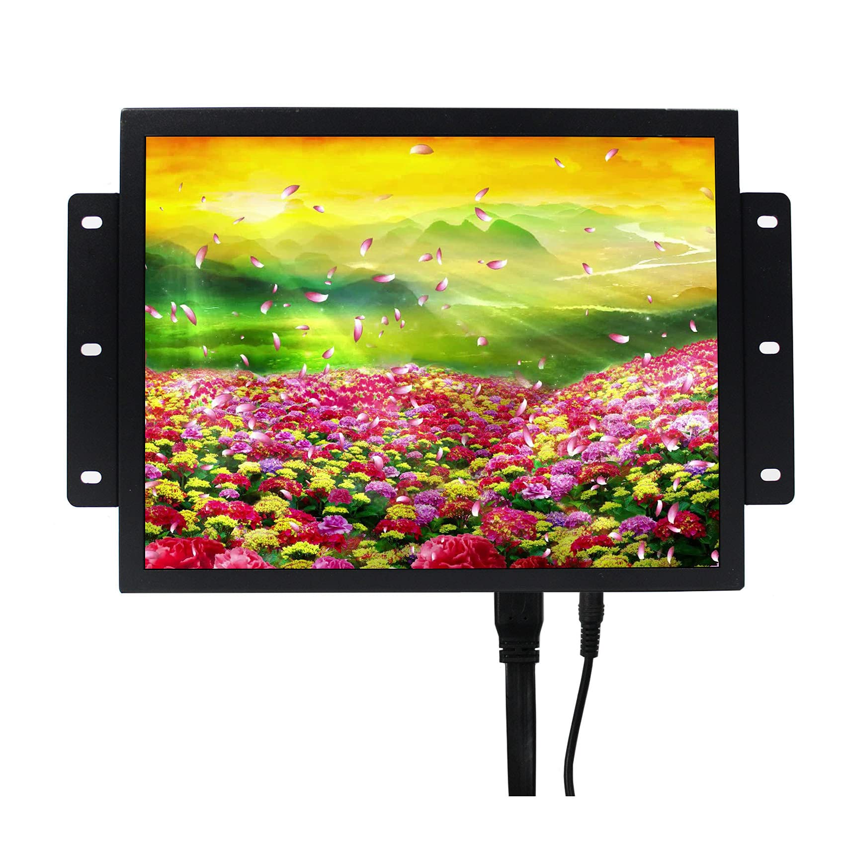 VSDISPLAY 12.1" 700nit High Brightness Industrial LCD Monitor - 800x600 4:3 TFT Display, H/D VGA/DVI Input, for CNC, PLC, Control Systems