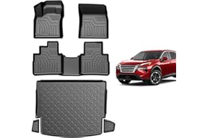 FIILINES Custom Fit for Floor Mats & Cargo Liner 2021-2026 Nissan Rogue (Not Fit Nissan Rogue Sport) All Weather Waterproof D