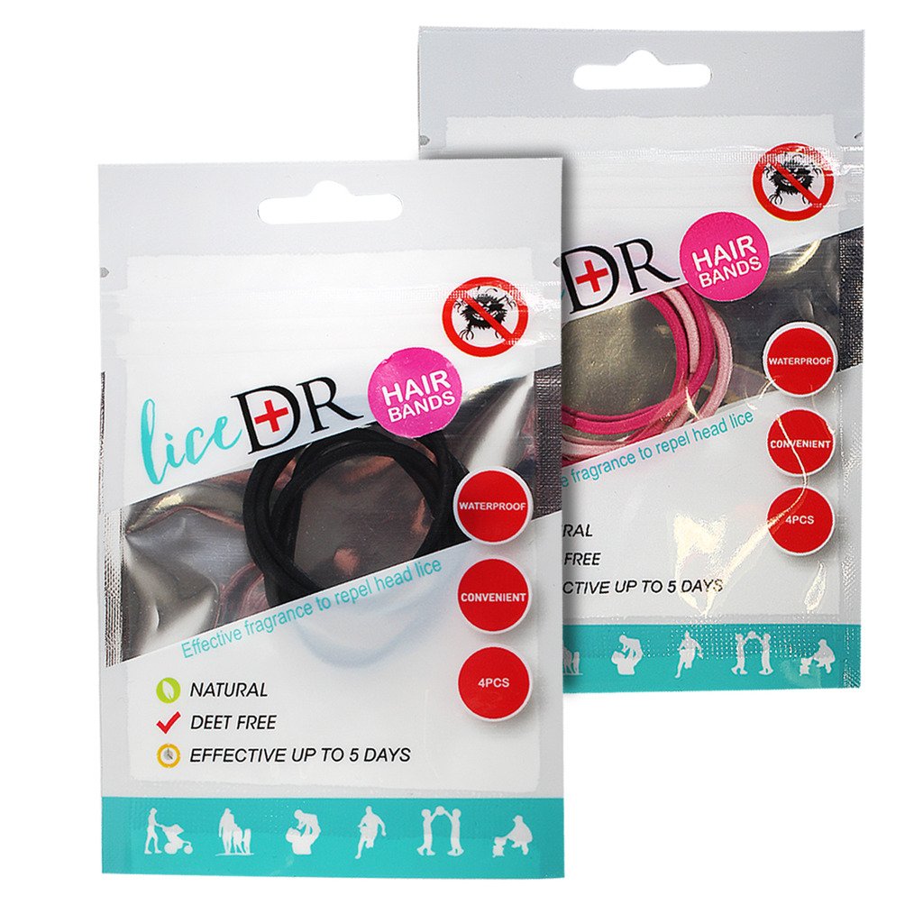 Head Dr Lice Repellent Hair Bands Natural Deet Free Waterproof