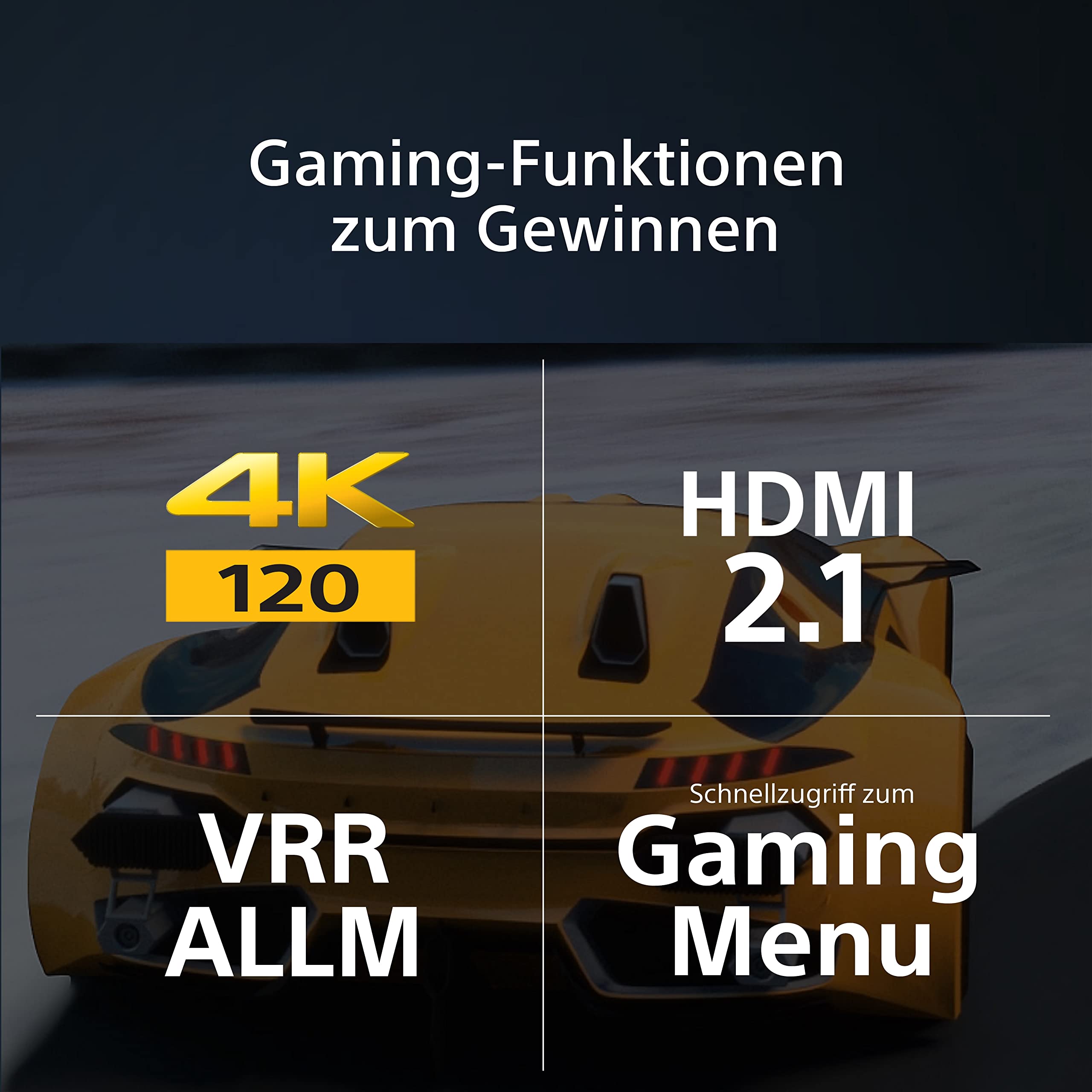 Sony BRAVIA, KD-65X85L, 65 Zoll Fernseher, Full Array LED, 4K HDR 120Hz, Google TV, Smart TV, Works with Alexa, BRAVIA CORE, TRILUMINOS PRO, HDMI 2.1, Gaming-Menü mit ALLM + VRR 7