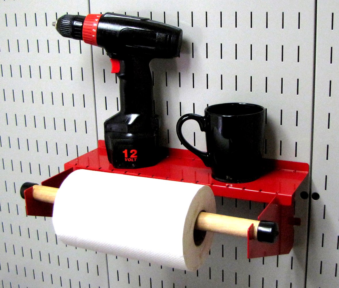 Wall Control ASMHS1694 B Pegboard Paper Towel Holder and Dowel Rod