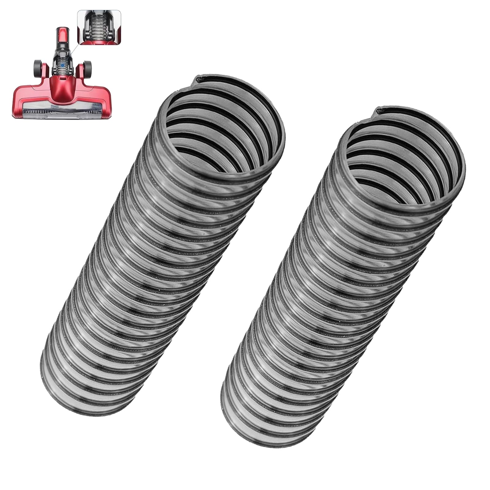 Photo 1 of Dxyue 2 Pack Lower Duct Hose Replacement for Bissell 1/2/3/4/5 Generation Floor Scrubber