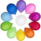 WinkyBoom Balloons Assorted Color 12 Inches 110 Count Premium Quality Latex for Birthday Party Decorations