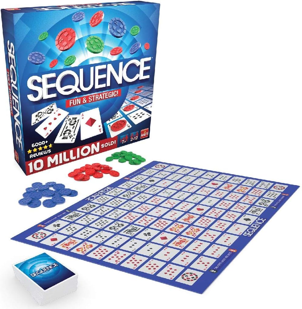 Goliath Toys 75000 Classic Sequence – The Strategic Family Game – from 7 Years, Multicoloured