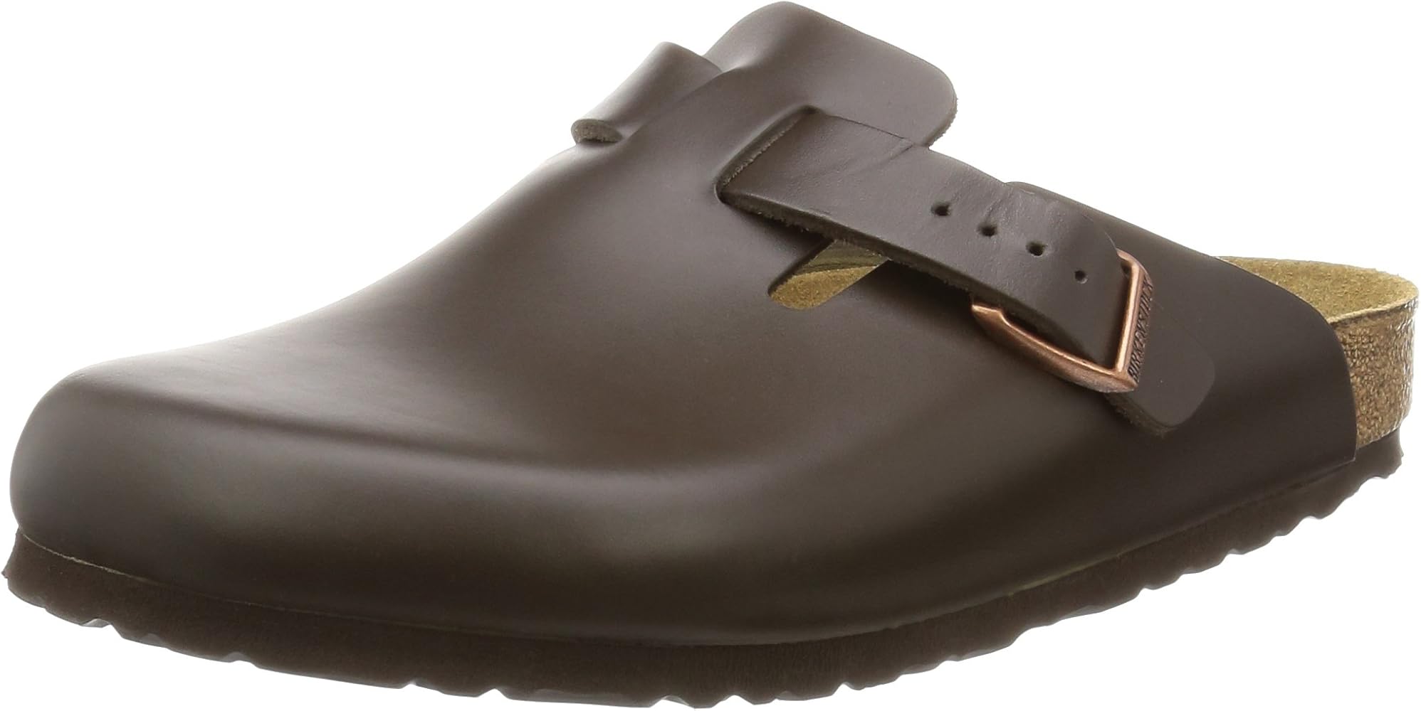 birkenstock boston brown leather