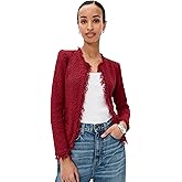 IRO Women's Shavani Fringe Hem Tweed Jacket