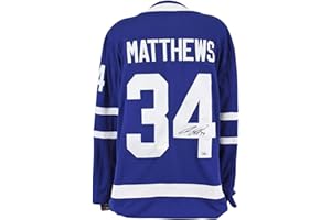 Signed Auston Matthews Jersey - Blue Fanatics COA - Fanatics Authentic Certified - Autographed NHL Jerseys