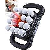 UFFAE 16-Head Massage Gun, Deep Tissue Percussion Massager with 9 Modes & 9 Intensities, 2600mAh Battery Back Bassager for Pain Relief Deep Tissue for Muscle Pain Relief in Back, Legs, Shoulders
