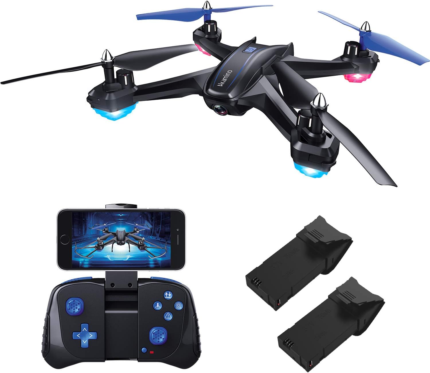 Amazon.com: Akamino S6 WiFi FPV Drone 