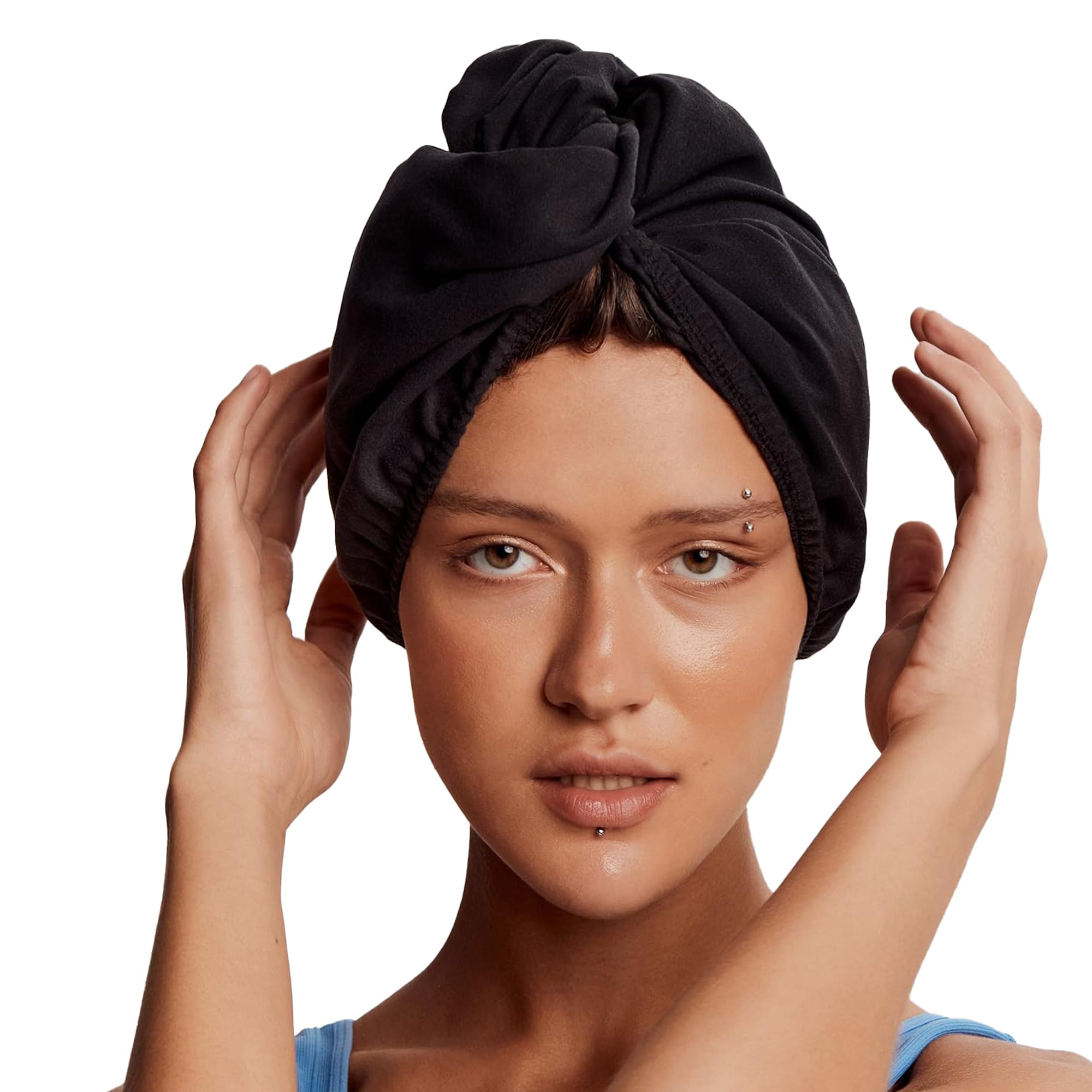 GLOV Microfiber Hair Towel Wrap Quick Dry Hair Turban for All Types Ultra-absorbent Towel Wrap for Long Travel-friendly Drying Cap Hair Travel-friendly Versatile — image 1