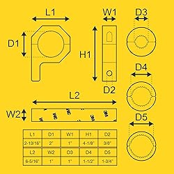 Off-Road Light Mounting Bracket Bar Clamp Kits