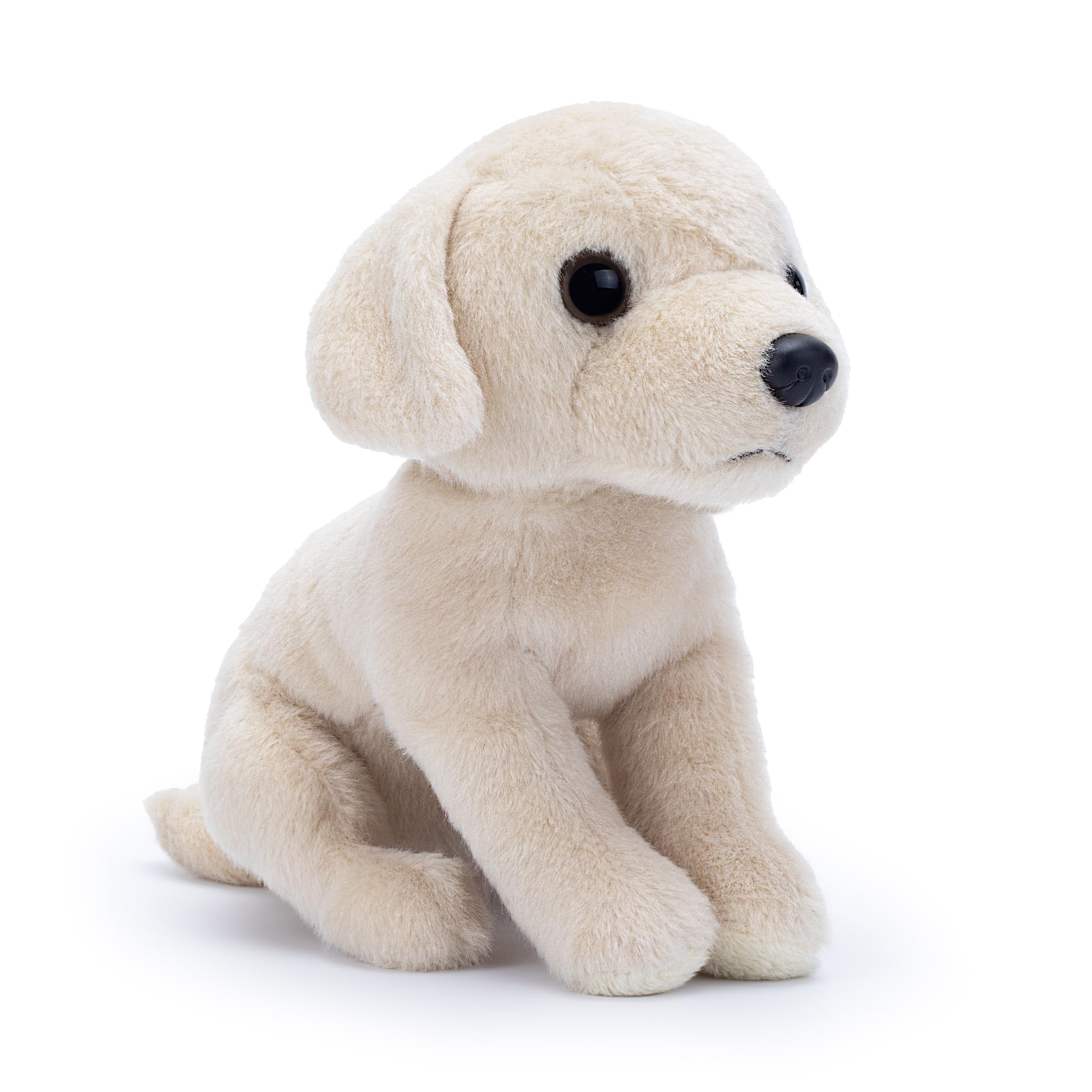 Zappi Co Palm Pups Labrador Dog Plush Toy (15cm) - Snowy Lab Pup - Soft, Cuddly, 100% Recycled - Ideal Companion for Doggy Lovers — image 1