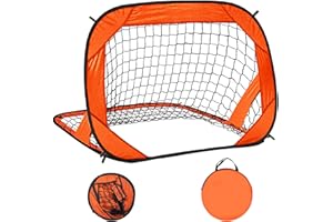 EVERRUSH Soccer Goal Pop Up Kids Toddler Soccer Goals Nets for Backyard Beach Soccer Training Net Mini Portable Foldable Football Goal Indoor Outdoor Lightweight Practice Soccer Net with Carry Bag