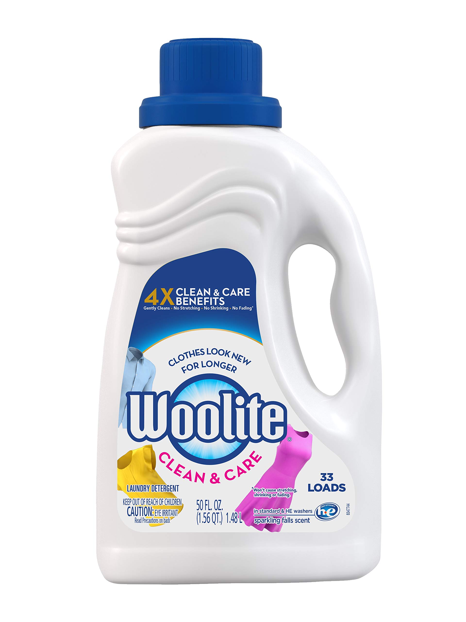 Woolite GENTLE CYCLE Liquid Laundry Detergent, 50 Fl Oz (25 loads) With