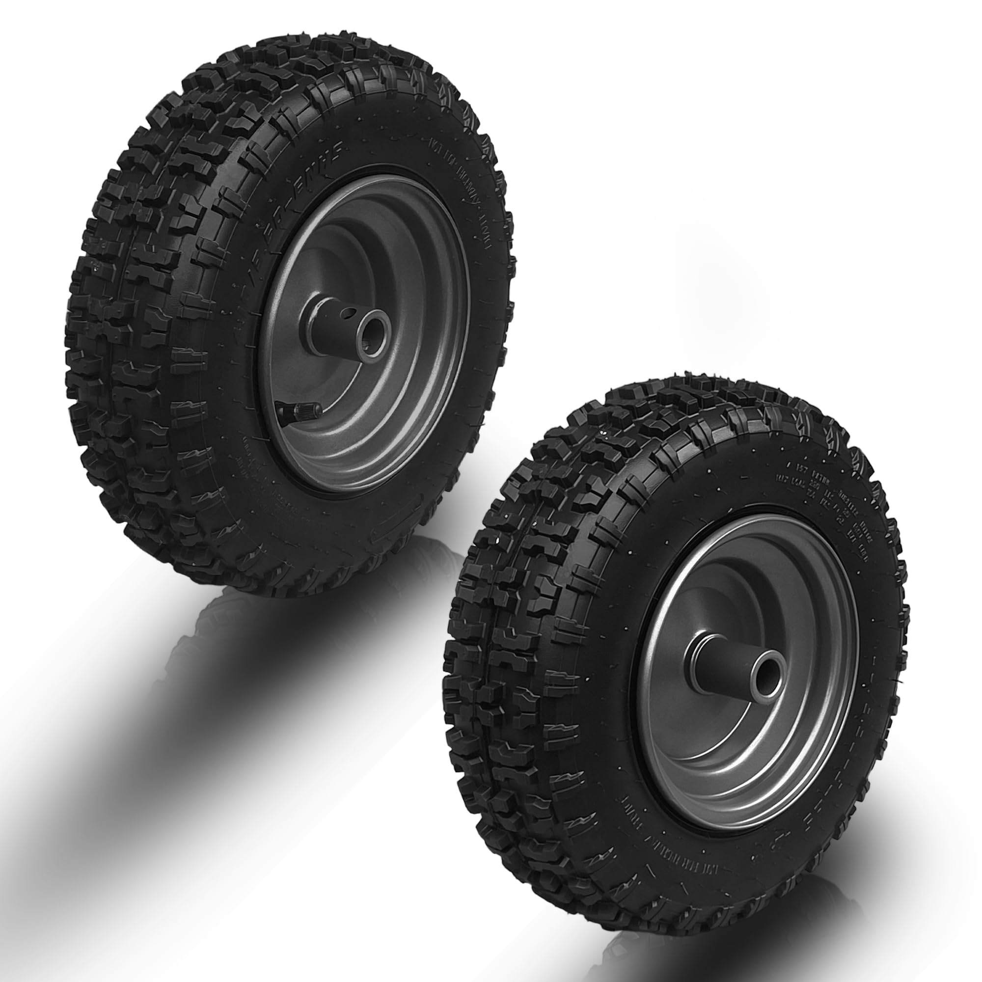 Photo 1 of 13x4.10-6 Tire & Wheel Assembly with Non-Directional Snow Tire – Heavy-Duty Replacement for Part 07101238, Compatible with Ariens Classic 24 CE Snow Blowers, 2 Pack