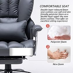 Efomao Big and Tall Executive Office Chair for